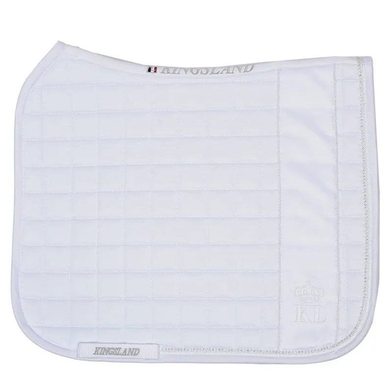 Kingsland Classic Dressage Saddle Pad - White